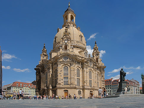 Frauenkirche und Neumarkt - Sachsen (Dresden)